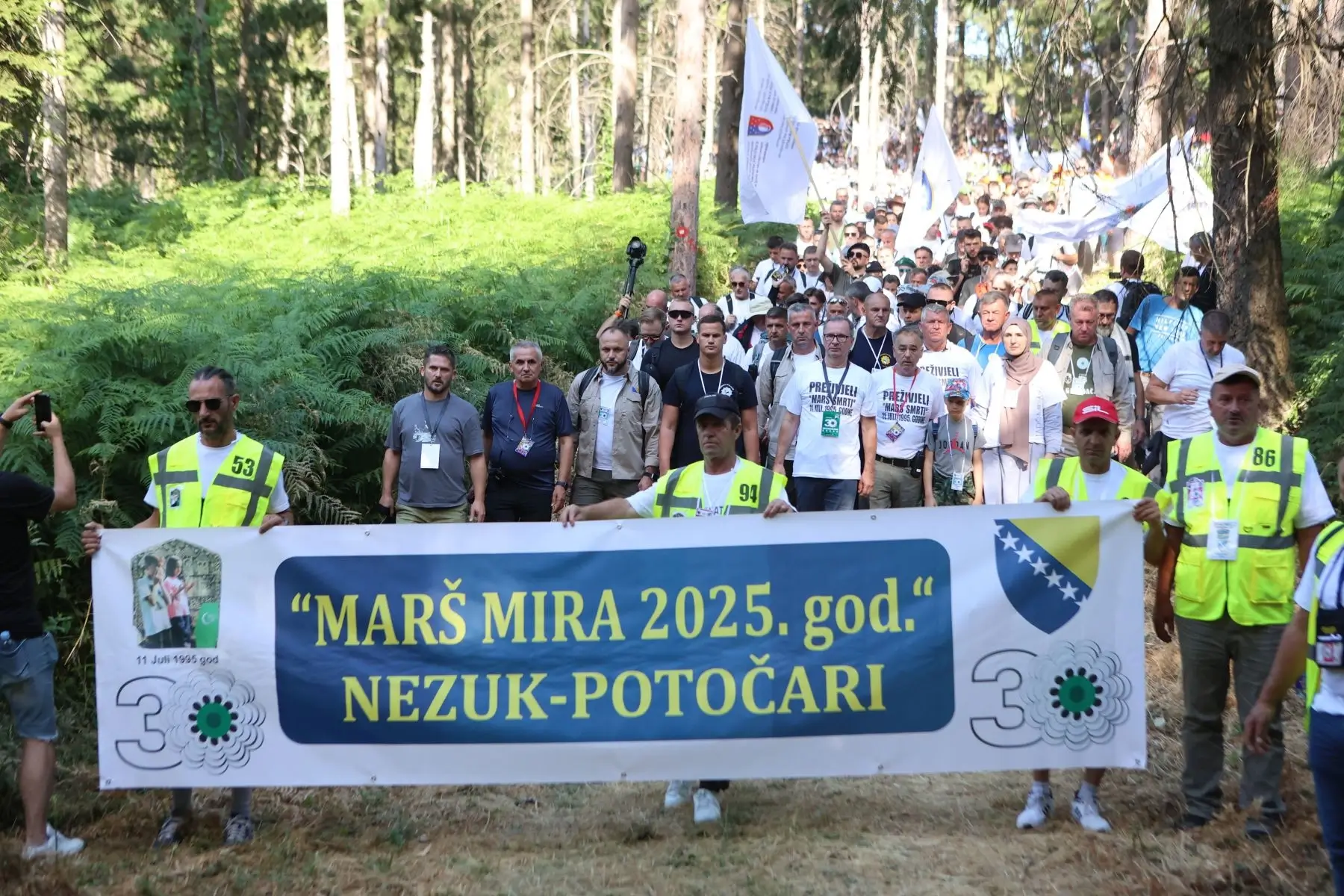 Sjećanje koje hoda: Marš mira, 30 godina traganja za pravdom i dostojanstvom “Bit ćemo uvijek podrška Maršu mira i preživjelim”